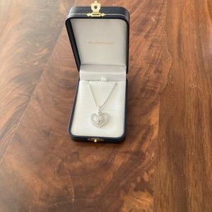 Diamond Pave Necklace - 14k White Gold - New in Box